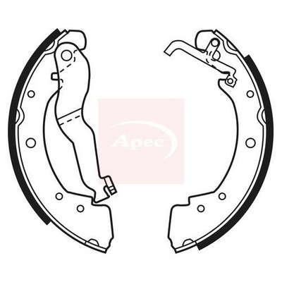 APEC Bremsbacken Satz SHU526