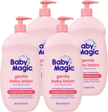 Gentle Baby Lotion  30 Fl Oz Pack of 4  Vitamins  Aloe  Free of Parabens,