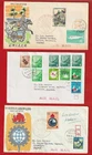 JAPAN - 3   FDCs WITH INSERTS - SEE SCAN