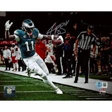 AJ Brown Autographed/Signed Philadelphia Eagles 8x10 Photo Beckett Witness 50188