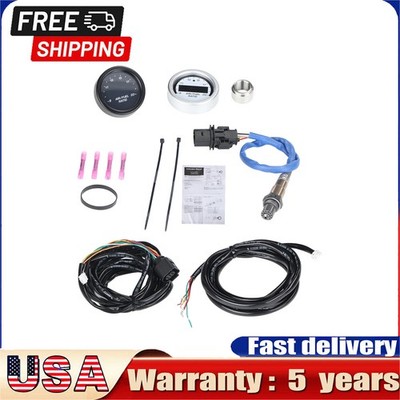 Air/Fuel Ratio Gauge AFR 52mm with 4.9 LSU Sensor WideBand A/F USA O2 0-5V