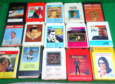 8 Track Cartridge Tape Cassette Bundle Job Lot Various Artists x 15  Untested
