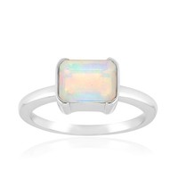 Cavill Welo Opal Ring 0,95Ct ÄThiopien Silber Platin Damen Schmuck- Echtschmuck