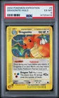 Pokemon Dragonite Holo PSA 6 EX-MT 2002 Expedition #9 E-Reader Rare Holo