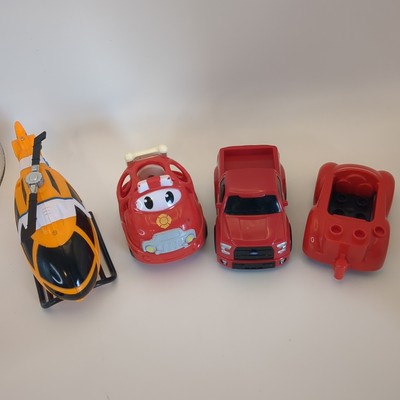 Oball Go Grippers Vehicle Fire Truck. Plus Other 4 Piece Set