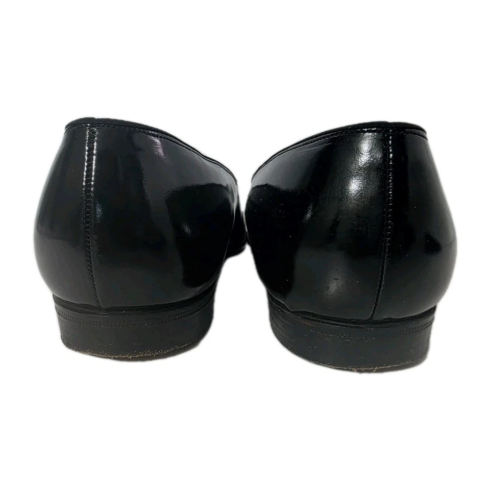 VTG CHURCH'S 10.5 LOAFERS 1980's  TUXEDO OPERA PUMP BLACK MADE IN ENGLAND  - Image 3 of 4