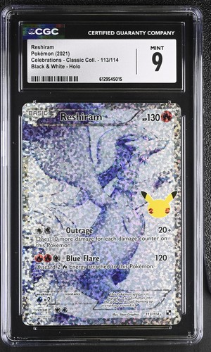 Reshiram graded CGC 9 for sale on eBay