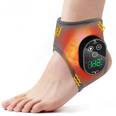 AFDEAL Ankle Heating Pad Cordless, Ankle and Foot Massager for Neuropathy, He...