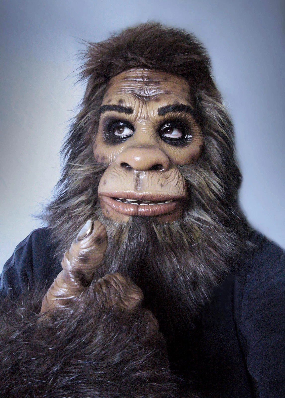 Bigfoot Mask, Sasquatch Latex Mask, Yeti Custome, Forest Monster Cosplay