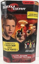NEW Spy Gear Ultra Range Walkie Talkies-Transmits Up To 2 Miles!