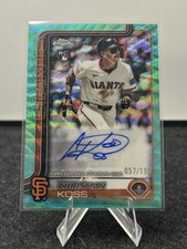 2025 Topps Chrome Christian Koss Rookie Autograph San Francisco Giants /199