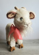 Merrythought Vintage Plush Goat 1980s Label Armature Poseable Legs