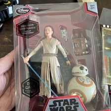 Disney Store Star Wars Elite Series Die Cast Action Figure Rey and BB-8