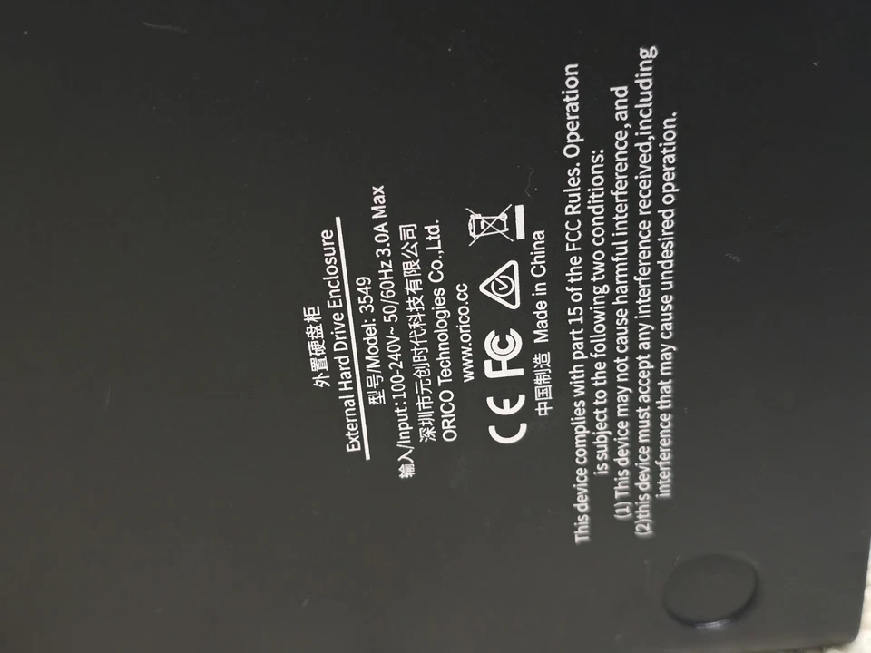 Orico 4 Bay External Hard Drive Enclosure 16tb 4x4 Tb Western Digital Blue HDDs - Image 4 of 4