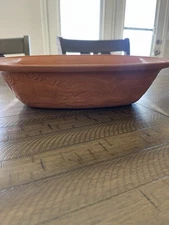 Vintage GOURMET-TOPF Clay Baker Pot Roaster For SOURDOUGH BREADS 12.5x8”