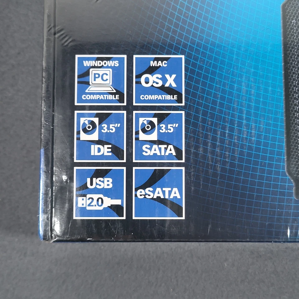 Sabrent EC-UEIS7 3.5" SATA/IDE Hard Drive Aluminum Closure with Fan 2.0 USB NEW - Image 2 of 4