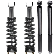 4pcs Front Struts w/ Spring & Rear Shocks Kit For Dodge Ram 1500 4WD Models Only