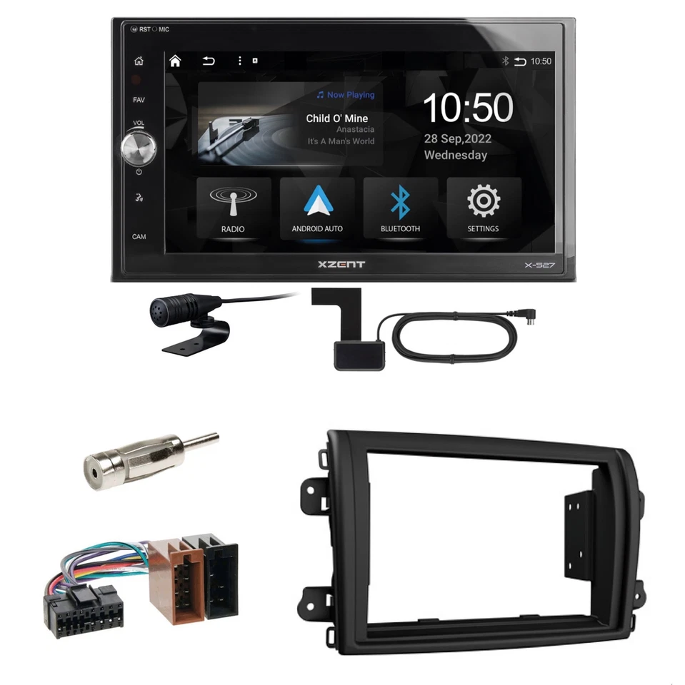 Xzent X-527 Android Auto CarPlay DAB Einbauset für Fiat Ducato ab 2022 - Bild 1 von 1