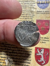 Commonwealth Halfgroat Hammered Oliver Cromwell, Dates 1649-60, S3221