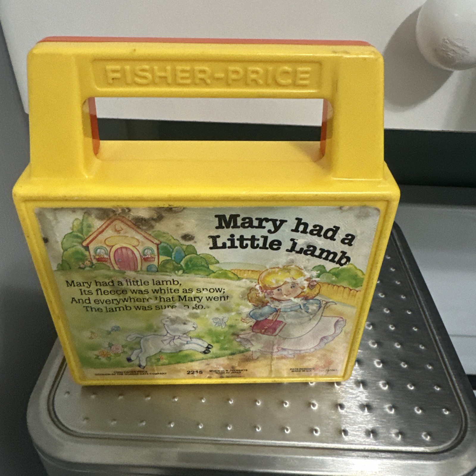 Fisher Price Radio Mary Had a Little Lamb Vintage 