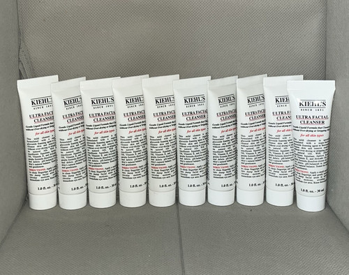10 x Kiehl’s Ultra Facial Cleanser For All Skin Types 1oz Each 10oz/300ml Total