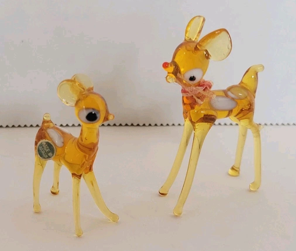 vintage glass figure ୨୧ * ガラスの リスさん glass vintage figure