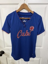 Chicago Cubs MLB Women’s TX3 Cool Base Baseball Jersey Shirt Size Small  