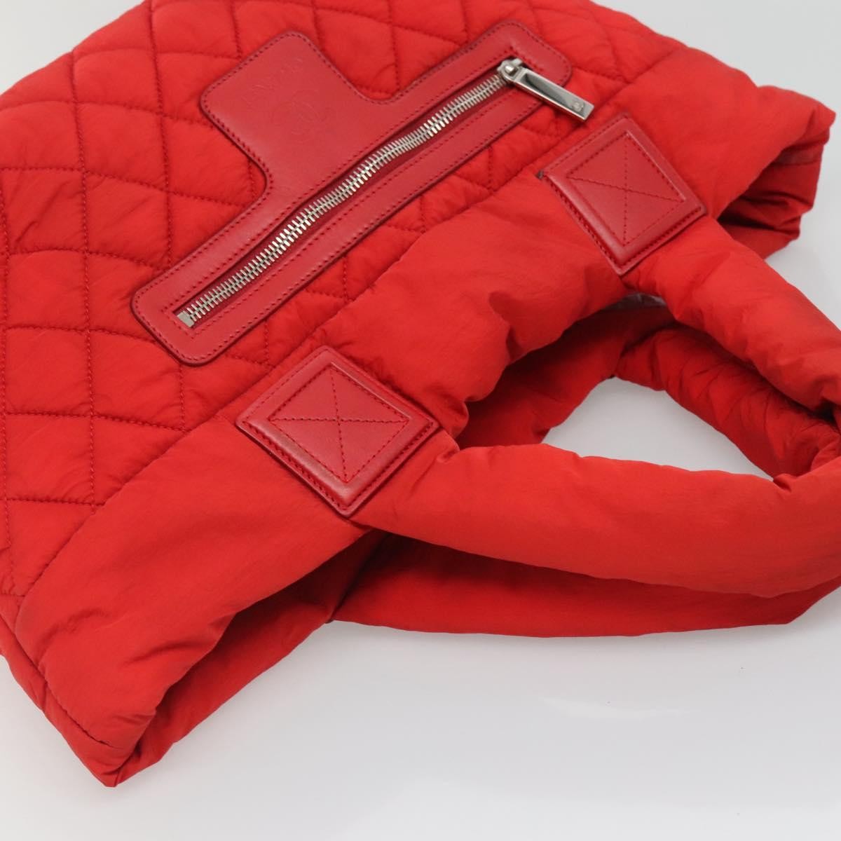 Chanel Coco Cocoon Reversible Tote Quilted Nylon Red Tote Bag | eBay