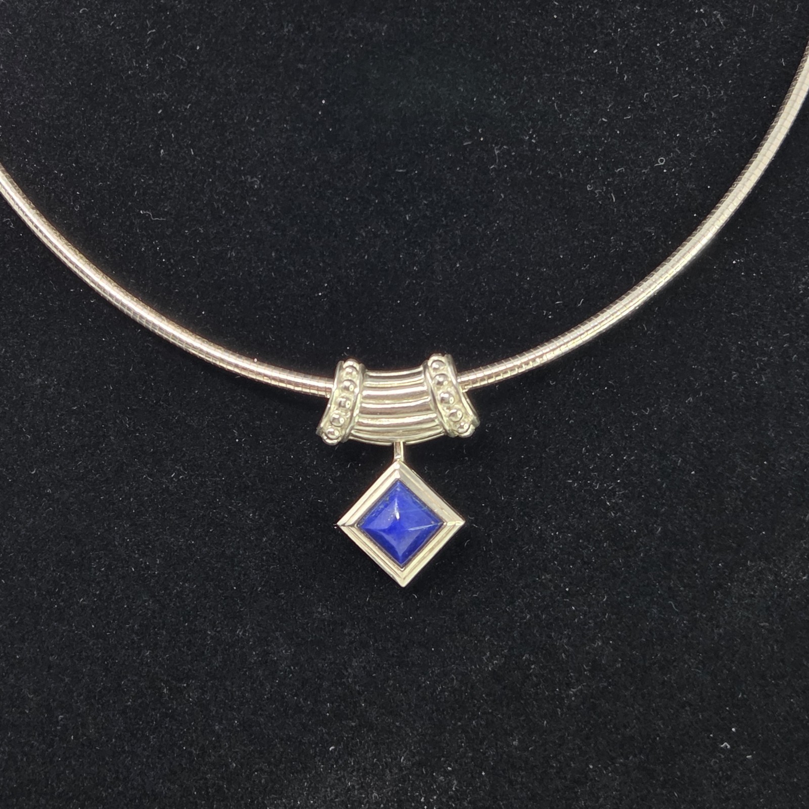 Sterling Silver Interchangeable Slide Pendant Ome… - image 7