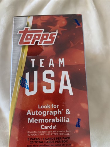 2020 TOPPS Team USA Olympic & Paralympic Blaster Box Sealed! Autograph? - Picture 4 of 4
