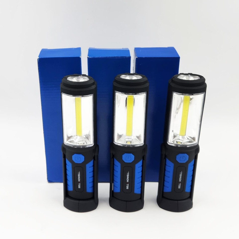 New Bell + Howell Torchlite Elite Extreme LED Flashlights 3 Pack, Blue