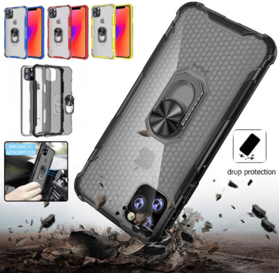 Stoßfeste Schutzhülle mit Ring Magnet für Apple iPhone 11 / PRO / MAX