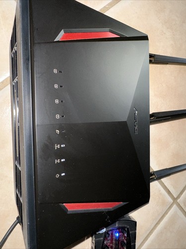 ASUS AC2900 Dual Band Gigabit WiFi Gaming Router - (RT-AC86U)w USB Cyber Power - Picture 4 of 9