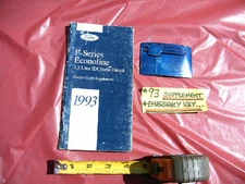 1993 FORD F150 F250 F350 DIESEL 7.3 SUPPLEMENT + EMERGENCY KEY BLANK