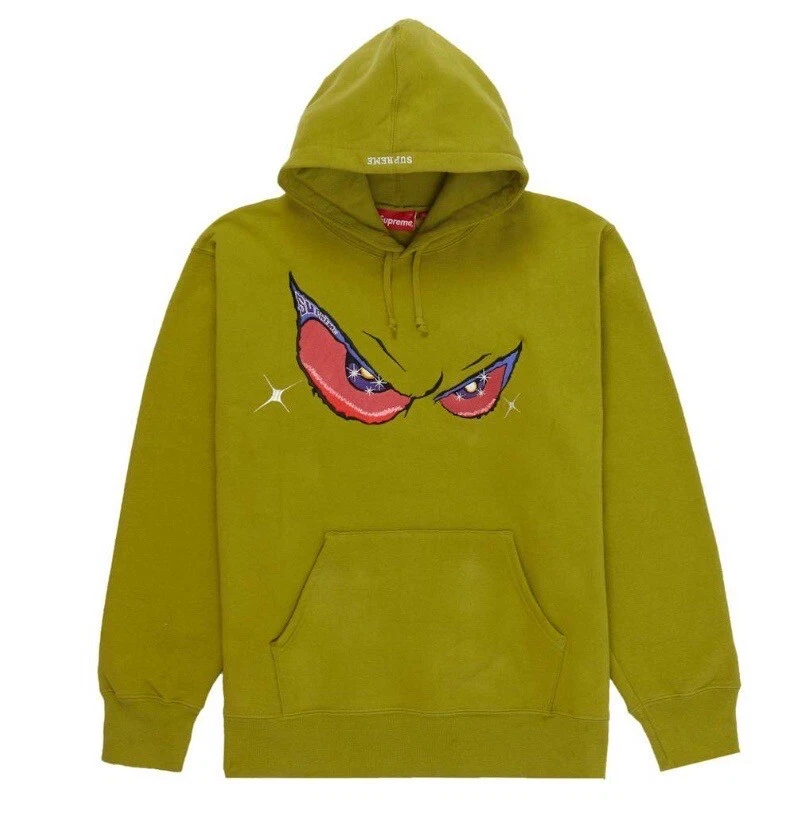 Sweat à capuche/hoodie Supreme 21Aw/Eyes/M/coton/vert