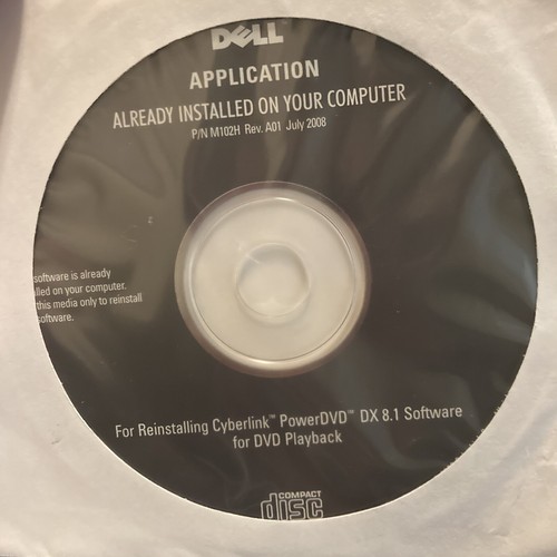 Dell Cyberlink PowerDVD DX 8.0 for DVD Playback Driver
