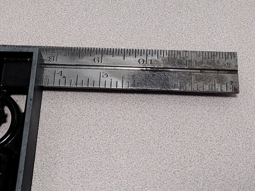 Vintage Combination Square w/ Scribe 12” Orange Tool Co, Orange Mass USA (134) - Picture 8 of 13