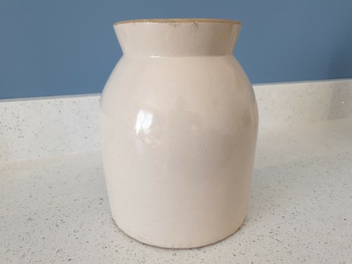 Rare Antique Vintage Moonshine Jug Pitcher STONEWARE Pottery Farmhouse US - Picture 2 of 12