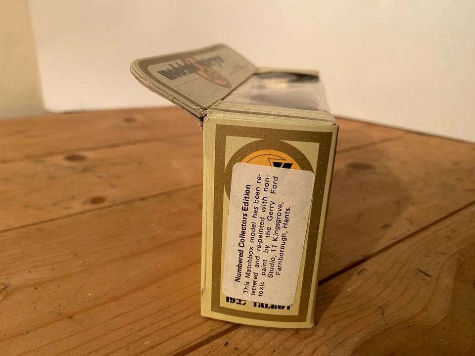 Modelos Matchbox de Antaño 1927 Talbot Réplica AA Signs Van 1/47, Código 3, Caja Foto 4 de 4