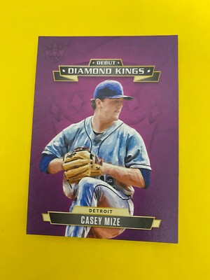 2021 PANINI-DIAMOND KINGS DEBUT CASEY MIZE # DOK-DT 