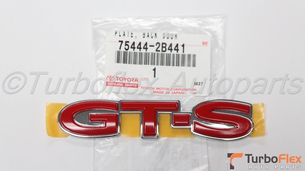 Toyota Celica GT-S 2000-2005 Trunk GT-S Emblem Genuine OEM