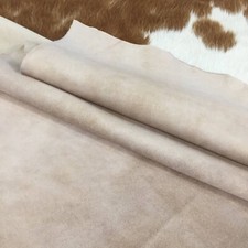 Avetco Economy Cow Suede Leather Hide Taupe 3oz 6-8 SF Craft Upholstery DIY