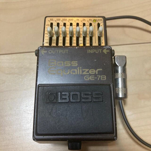 Boss GE-7B Bass Equalizer Made in Japan Effects Pedals Used