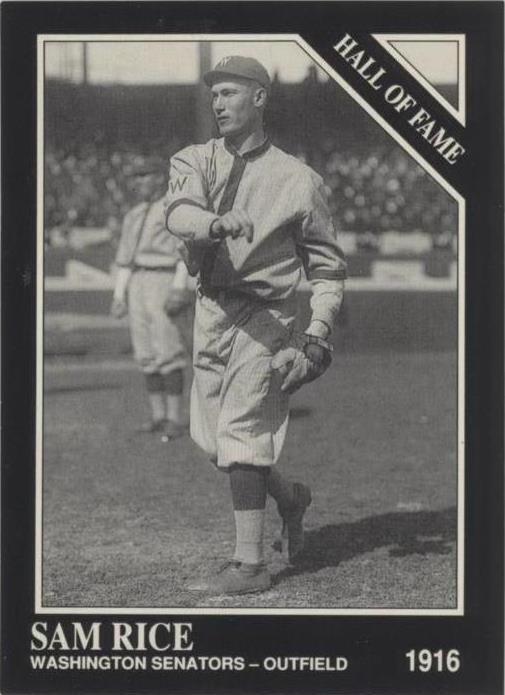 1991 The Sporting News Conlon Collection - Sam Rice #54 No Mlb Logo On ...