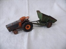 RARE TRACTEUR RENAULT AVEC SA REMORQUE CIJ