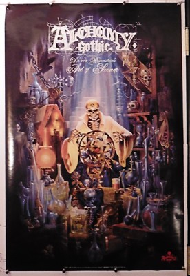 ALCHEMY GOTHIC Dr VonRosenstein's THE ART OF SCIENCE 24.25'' X 36.50'' NOS (b269)