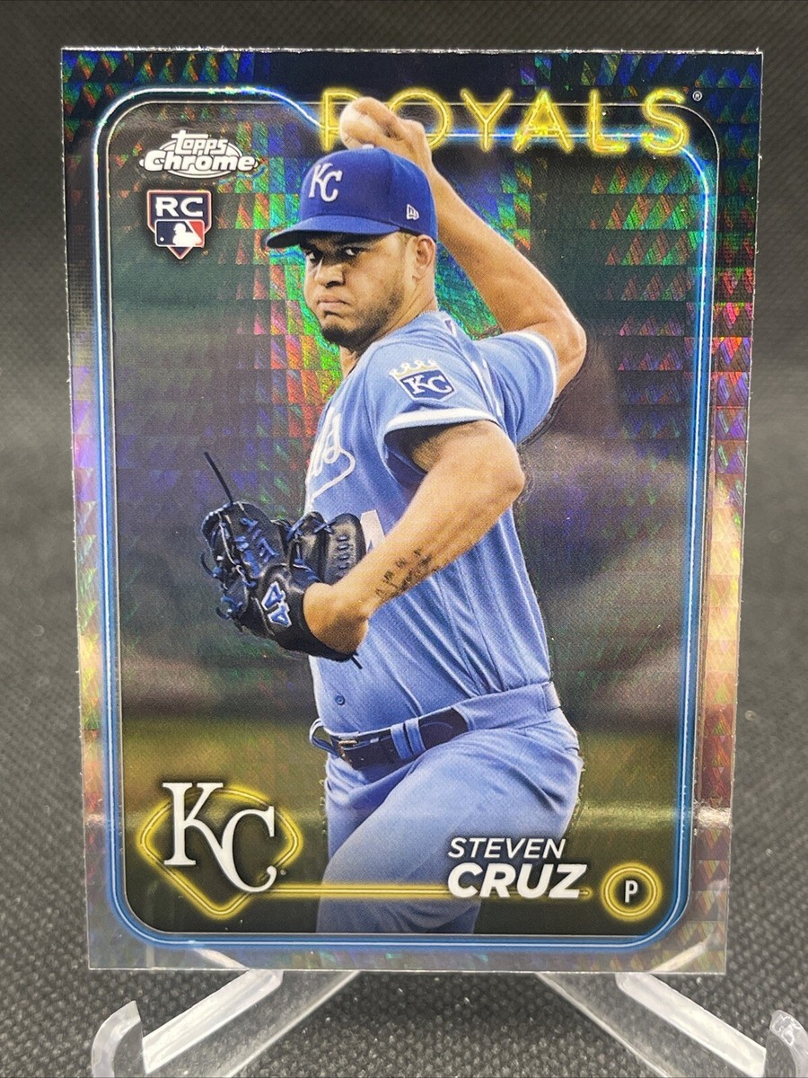 2024 Topps Chrome Prism Refractor #187 Steven Cruz Rookie RC