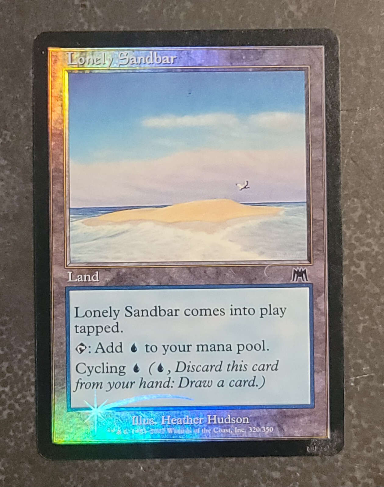 Lonely Sandbar 320 MTG FOIL Onslaught Magic the Gathering 2002 NM #2