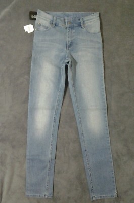NEW W27 L32 CHEAP MONDAY blue slim leg jeans 'Tight