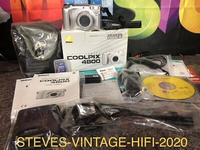 Nikon Coolpix 4800 Compact Digital Camera - MINT BOXED + 128MB SD